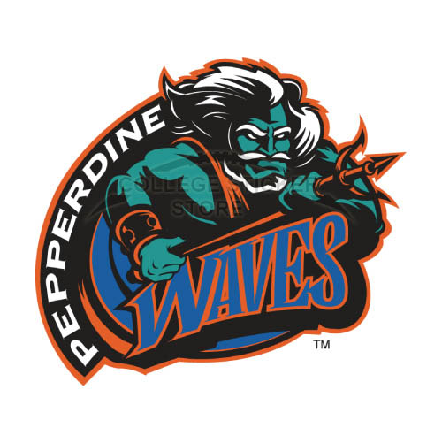 Homemade Pepperdine Waves Iron-on Transfers (Wall Stickers)NO.5891